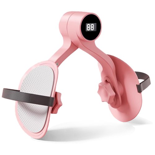 GQIRIL Pelvic Floor Trainer for Women - Inner Thigh Master Exerciser Devices with Counter & Leg Strap, Postpartum Rehabilitation Pelvic Floor Kegel Toner Equipment for Woman Home Office Workout