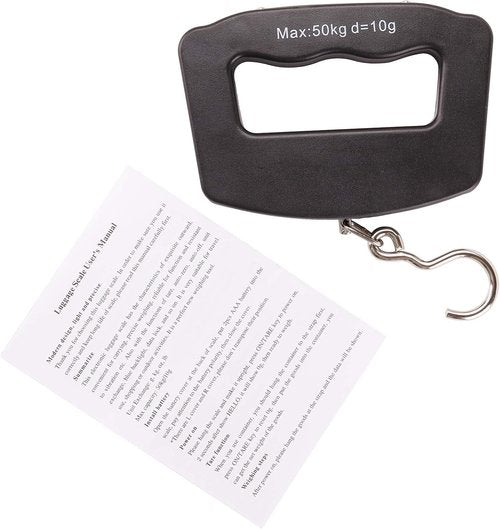 Kinstecks Digital Fishing Scale - 110lb/50kg Capacity with Backlit LCD | Portable Hanging Scale for Fishing & Hunting