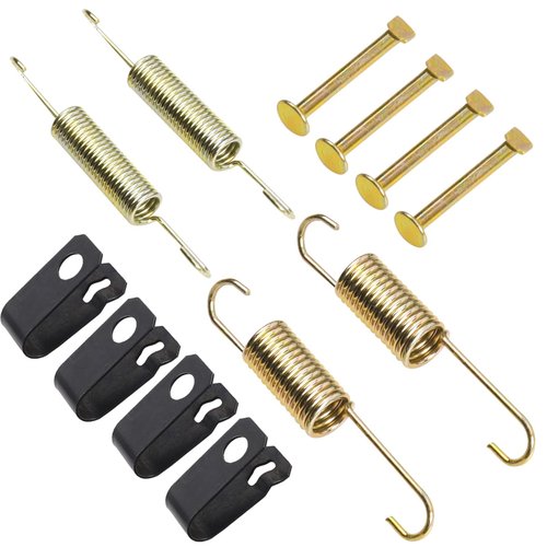 Roykaw Club Car Brake Shoe Pads and Spring Kit for DS 1995-Up & Precedent Golf Cart Models Replaces # 1018232-01,1018163-01 (2 Short & 2 Long)