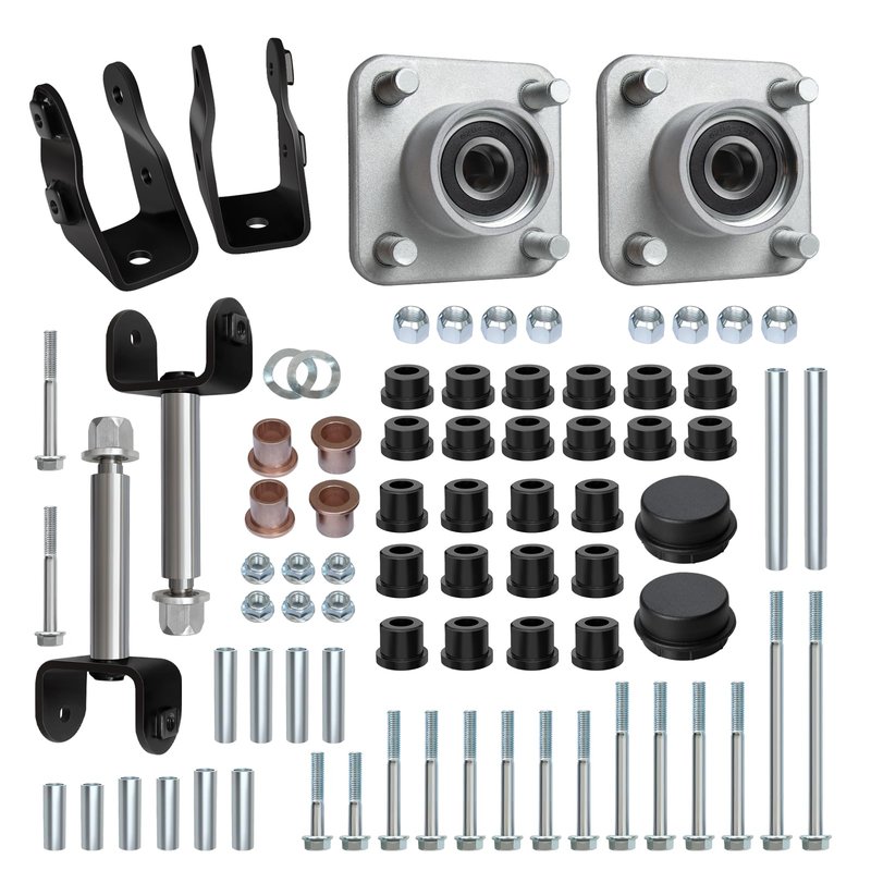 Shu-Ran Deluxe Golf Cart Front and Rear End Repair Kit, Club Car Repair Kit Club Car Front End Parts for 2004-UP Club Car Precedent Gas Electric Models