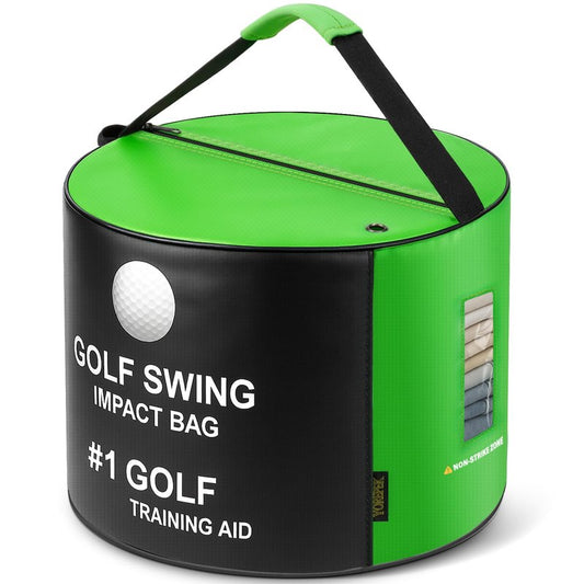 YOREPEK Golf Impact Bag for Practice, Durable Golf Hitting Bag for Swing Training with Large Printed Target, Golfs Training Aid for Men, Indoor & Outdoor Use at Home, Garage, Yard, Green