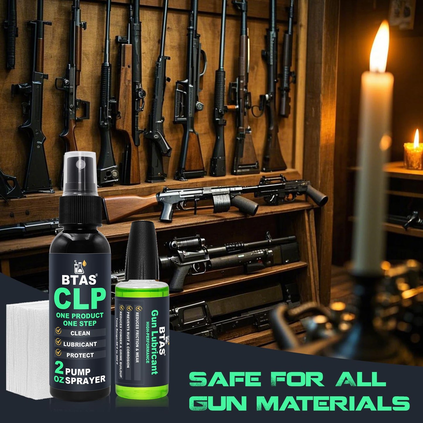 BTAS Gun Oil Lube & Cleaning Supplies,CLP Lubricating Cleaner Spray Solvent