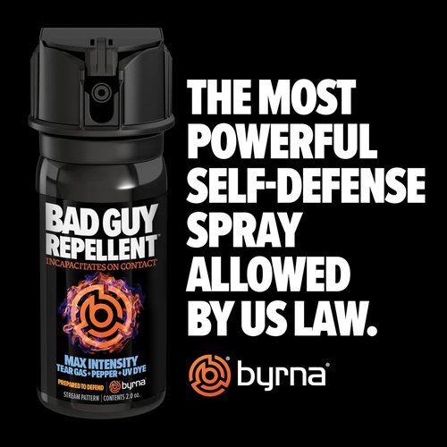 Byrna BGR Pepper Spray - Maximum Stopping Power | UV Marking Dye Technology | Military Strength Self-Defense (30 Ft Range) - 1 LB