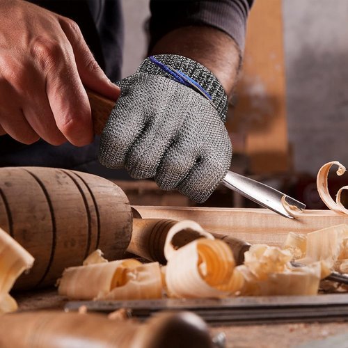 Herda Cut Resistant Gloves - Level 9 Safety for Meat Cutting & Oyster Shucking | Size M