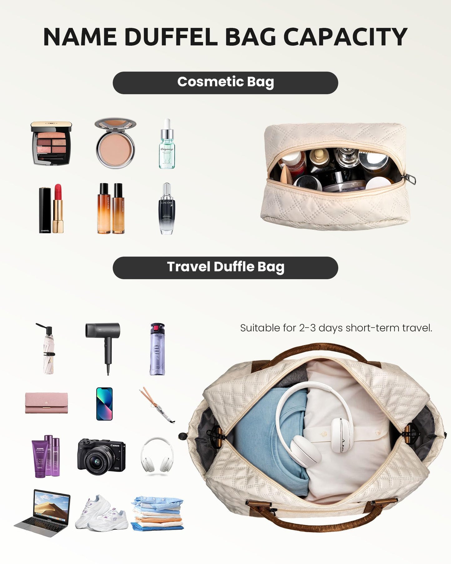 Vogewood Girl Gift-Women Birthday Gifts-Travel Bags for Women-Overnight Bag