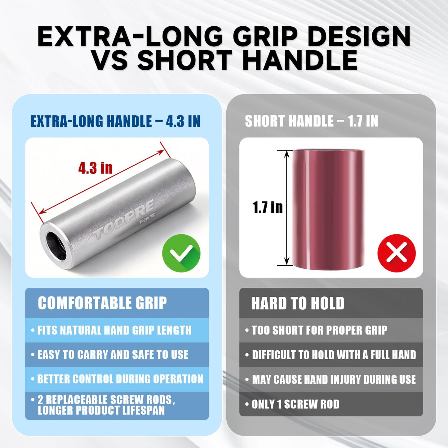GOLDEAL TOOPRE Bicycle Fork Star Nut Setting Installation Tool with Free Spare Special Screw and 1 Free Star Nut （for 7/8",1",1-1/8"）