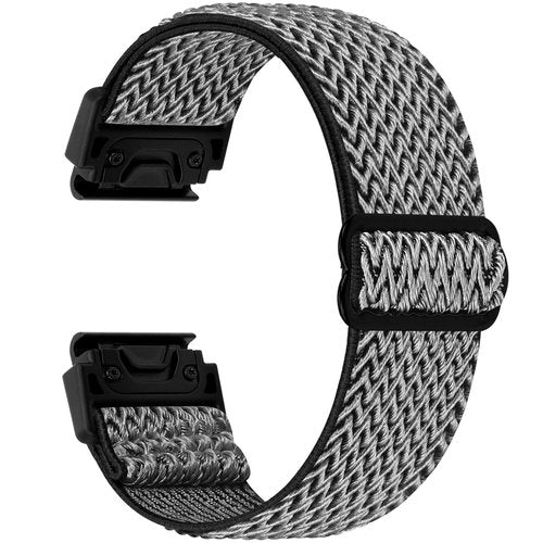 Tiptops Bands Compatible With Garmin Fenix 5/Fenix 6/Fenix 7/ Fenix 8-47mm Straps QuickFit 22mm Watch Band Elastic For Fenix 5 Plus/Fenix 6 Pro/Fenix 7 Pro Wristband