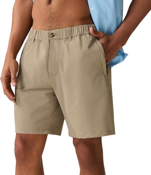 Maamgic Men's Casual Shorts - Durable Quick-Dry Khaki Stretch Shorts | Available in 5", 7", 9" Sizes