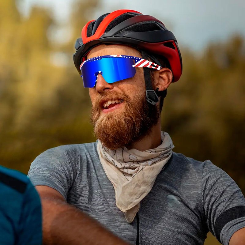 VEWOE Polarized Cycling Sunglasses for Men Women UV400 Baseball Glasses for MTB Riding Bicycle Running Driving Bike