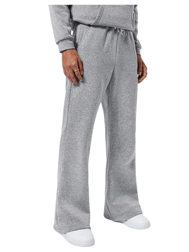 RoseSeek Boy's Straight Leg Sweatpants Elastic Waist Baggy Pants Joggers Athletic Track Pants Trousers Grey 13Y