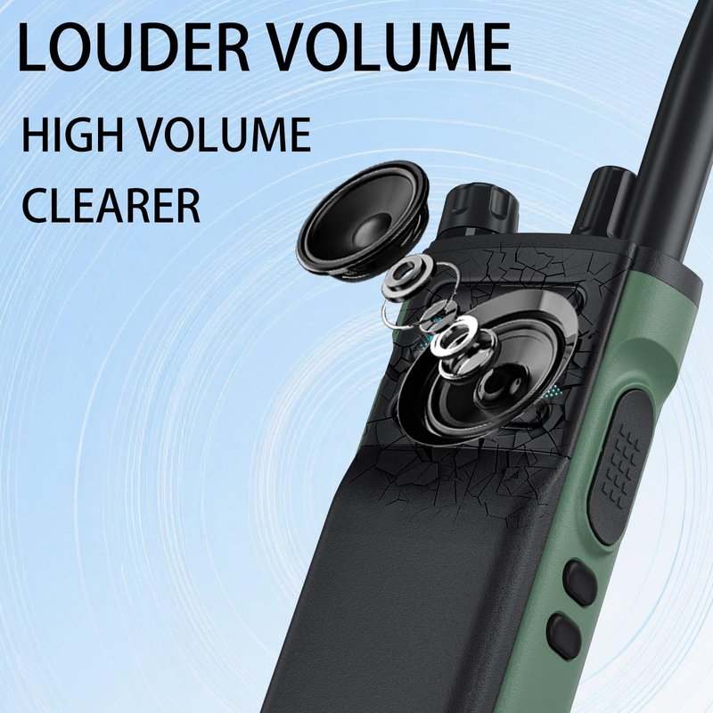 BAOFENG DM32 Dmr Radio,DM-32 Handheld Radio with USB-C Charging, GPS, 10W Long Range DM32UV Walkie Talkie for Emergency Rescue & Outdoor Sports (1Pack Green+Dual Section Antenna+Radio Holster)