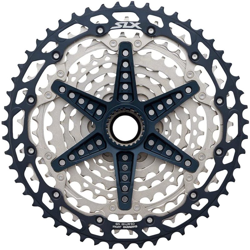 Shimano Cassette Sprocket, CS-M7100-12, SLX, 10-51T, 12-Speed(HYPERGLIDE+), 10-12-14-16-18-21-24-28-33-39-45-51T