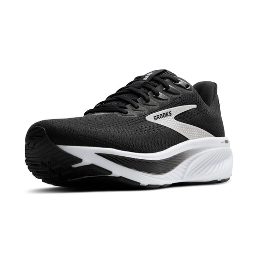 Brooks Women’s Ghost 17 Neutral Running Shoe - Black/Grey/White - 10 Medium