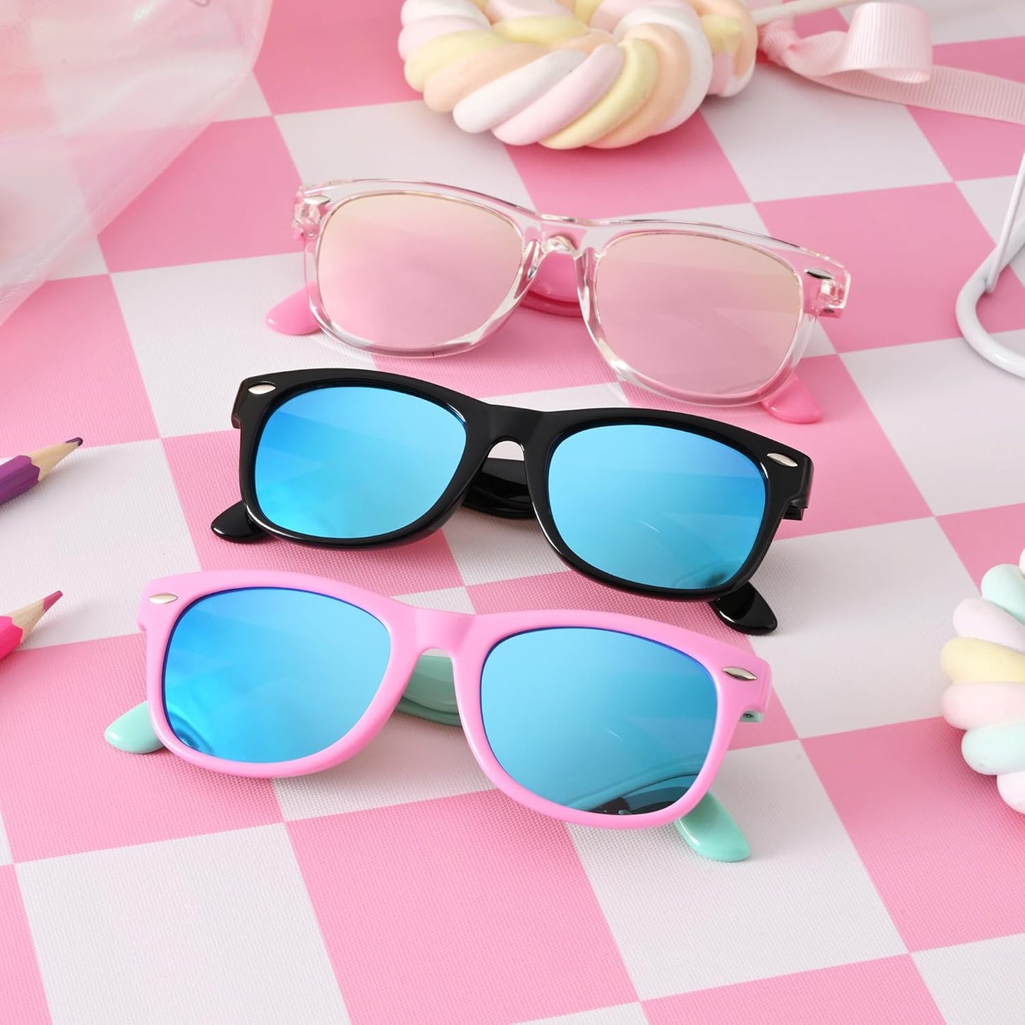 Pro Acme Kids Polarized Sunglasses - Flexible TPEE Frame Shades for Ages 3-12 | Toddler Girls & Boys
