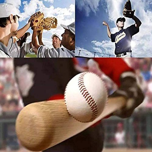 Blank Baseball 9-Inch Standard Official Size - Ideal for Youth League Practice & Training