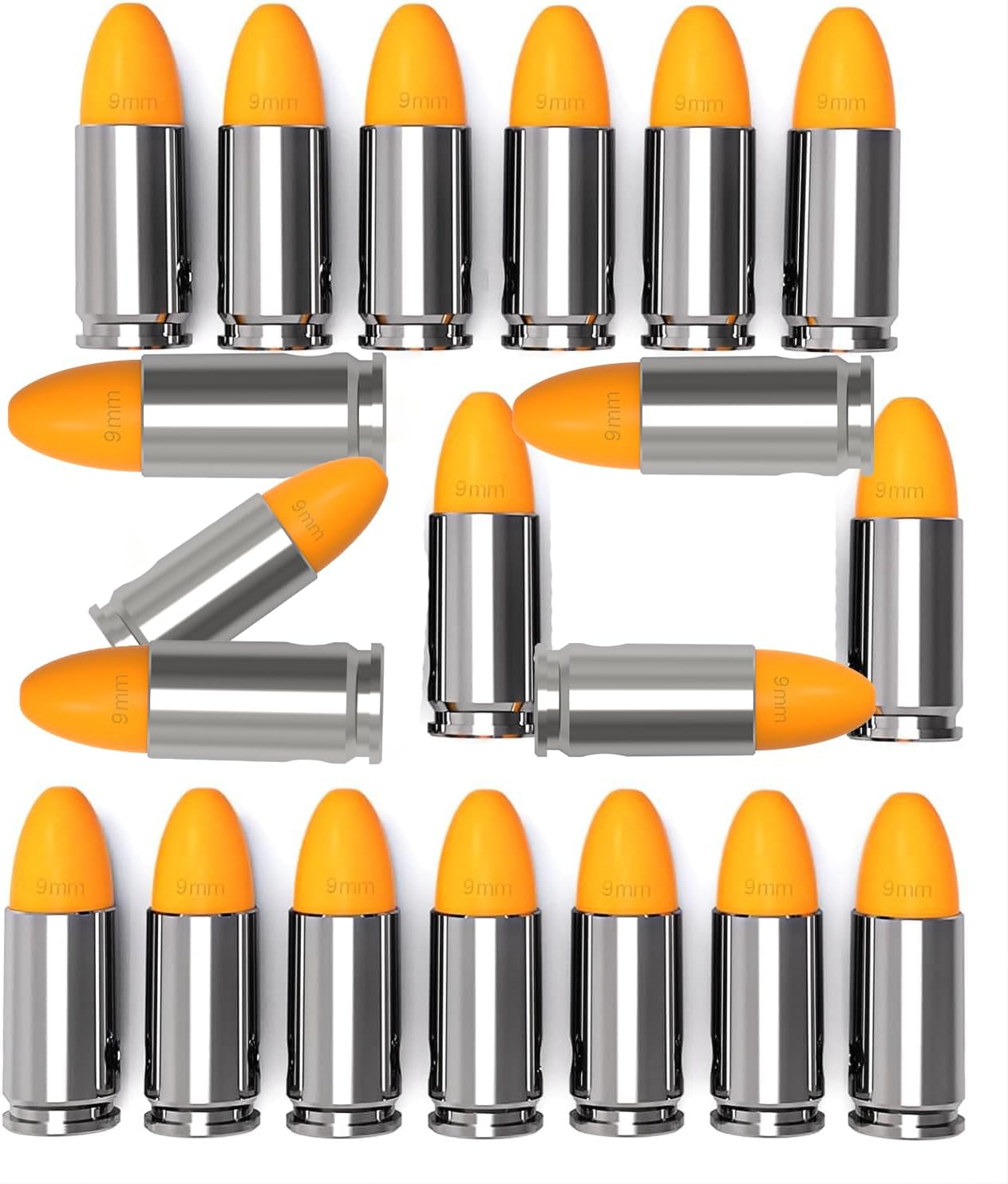 Pro Dummy Rounds Snap Caps - Reusable Training Rounds for Safe Dry Fire Practice | 9mm, 12GA, .50, .45, .380ACP