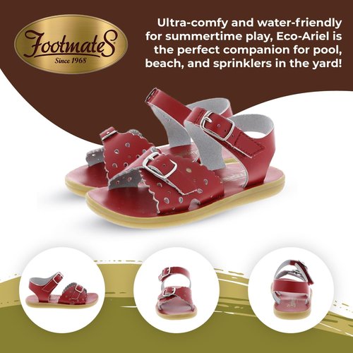 FOOTMATES Waterproof Sandals for Kids - Slip-Resistant, Non-Marking Outsoles | Comfortable Fit