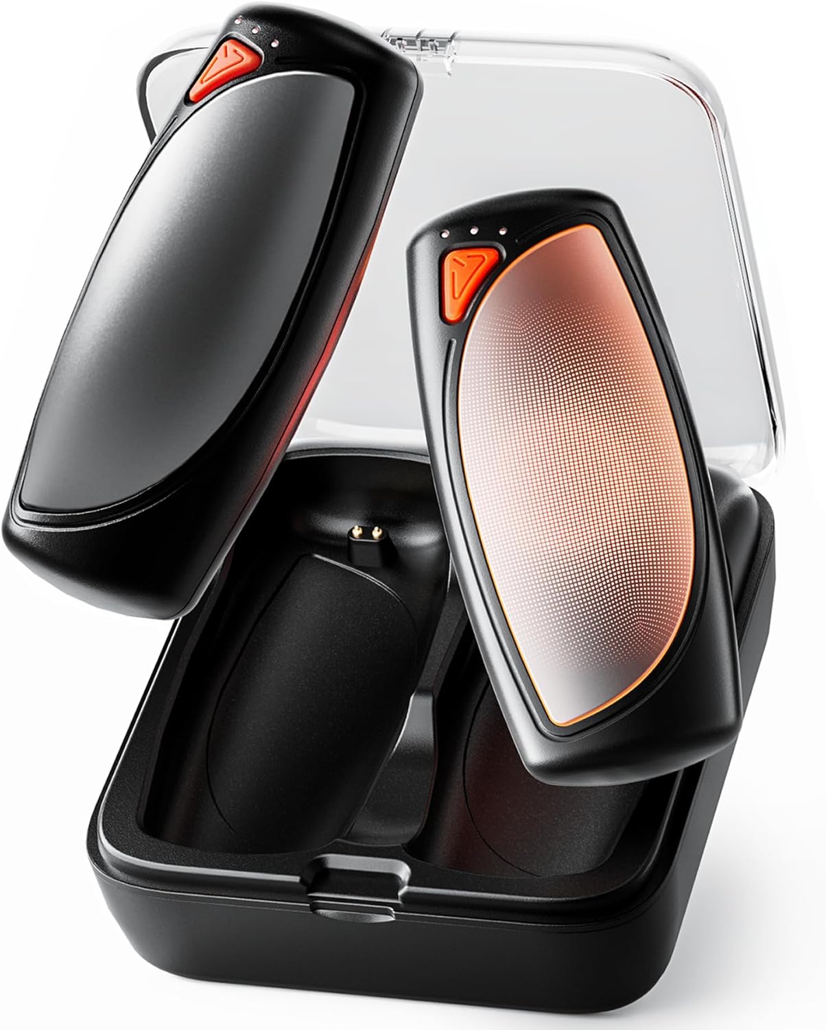 Skiennix Rechargeable Hand Warmers - Double-Sided Heating with AI Charging Case | 14000mAh Battery Life