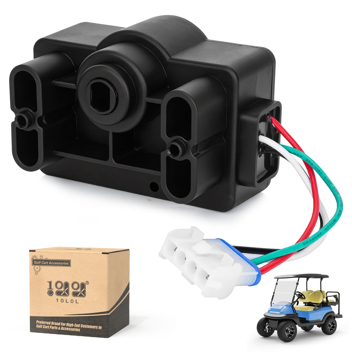 10L0L Golf Cart GCOR Accelerator Input Sensor for Club Car Precedent 2004-2009 Gas Models, Replaces OEM 103327701 102528601, Golf Cart Throttle Potentiometer