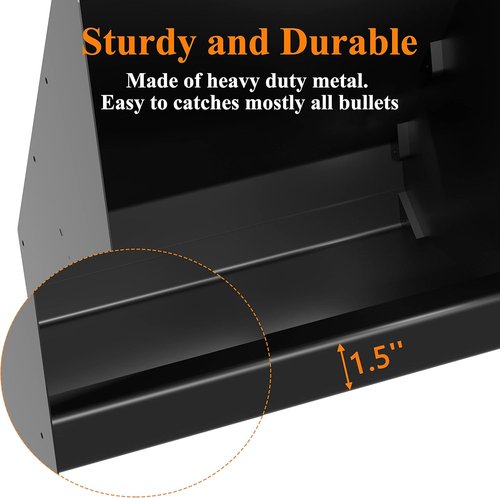 Ideagle Air Rifle Pellet Trap - Heavy Duty BB Trap with 10 Bullseye Paper Targets | .22/.177 Caliber, 11"x11" Size