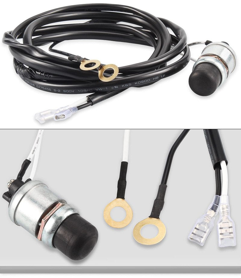 Geggkake Universal Golf Cart 12 Volt Horn Kit Fits Club Car, EZGO, Ya-ma-ha Golf Carts or UTV Boat
