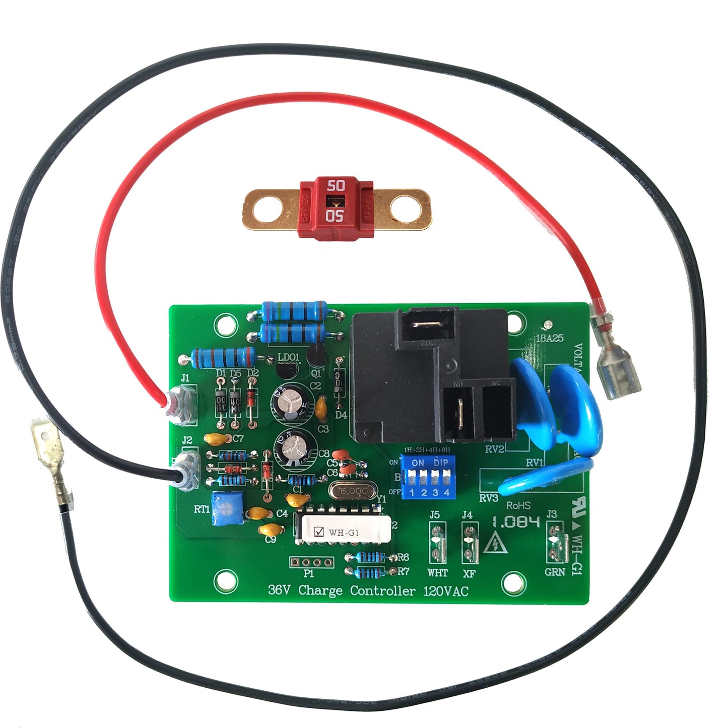 WERLAHO EZGO Charger 36 Volt Powerwise Charger Board Power Control Board Replacement 28667G01 28566G01 28566-G01 28566-G03 28126-G01 28667-G01 28126GO3