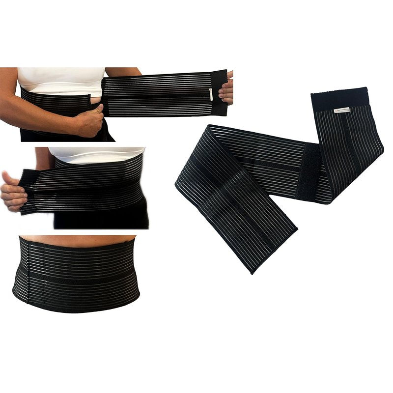Copper Compression Wrap Back, Waist, Ribs, Knee, Leg, Arm Copper-Infused Compression Bandage, Brace, Support & Binder