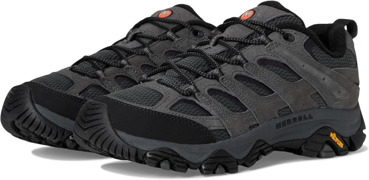 Merrell Men's Moab 3 Hiking Shoe - Durable Comfort for All-Terrain Adventures | Size 10, Gray