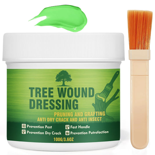 Tree Wound Sealer, Organic Pruning Dressing Paste & Grafting Compound, Natural Woundressing for Bonsai, Fruit Trees, Roses, Bonsai | Waterproof Protection (Tree Wound Sealer, 1)