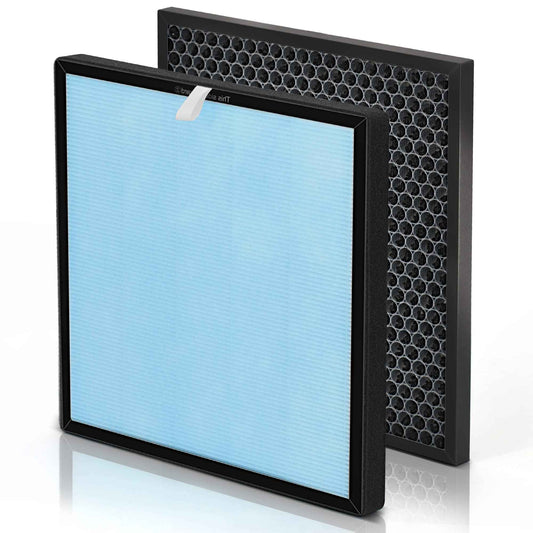 [1 SET] Air Replacement Filter Set Compatible with HSP001 Air Filters True Air Clenaer for Home, H13 HEPA, HEPA Pre-filter,and Pre-filter 4 Stages