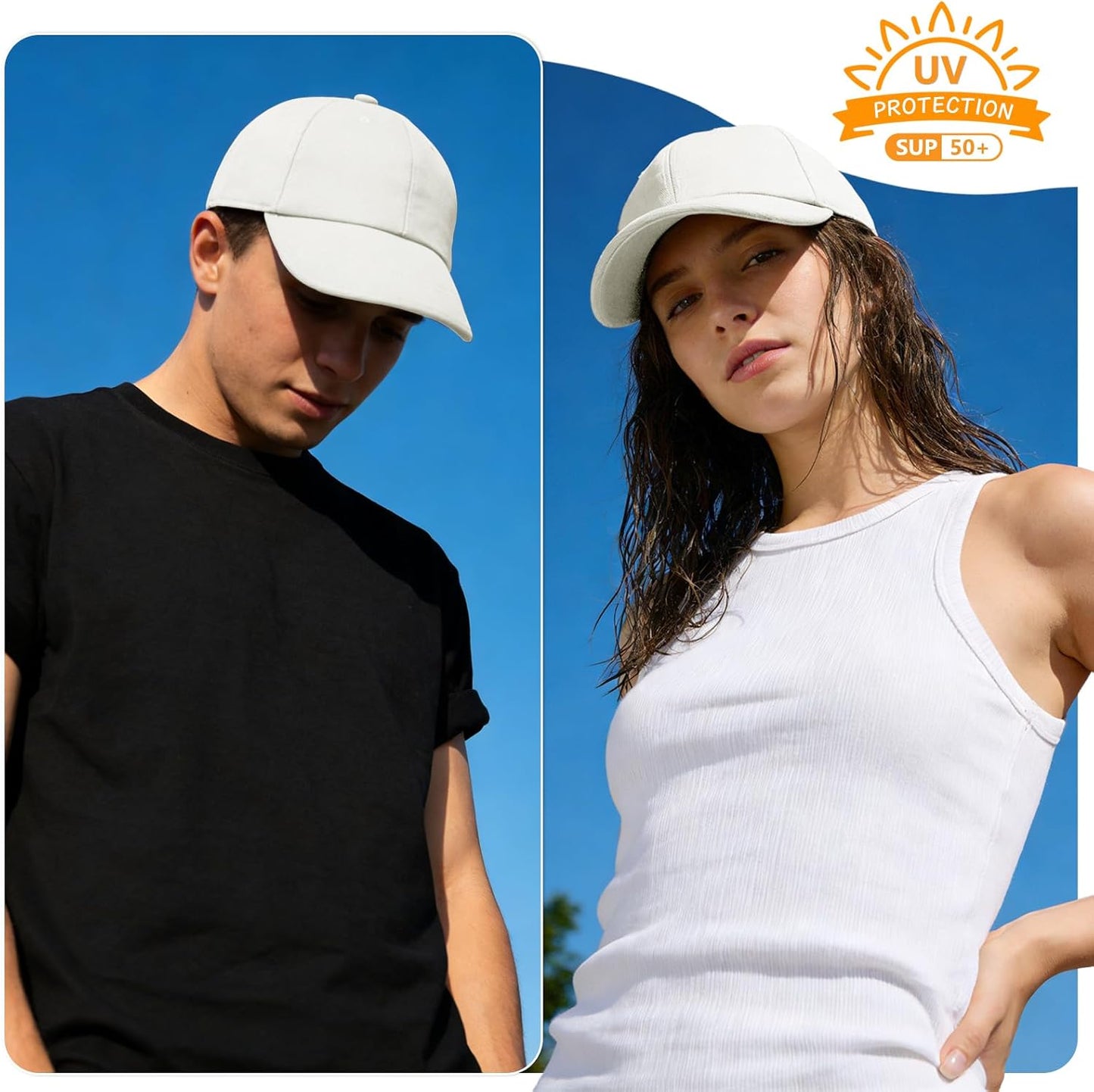 Skiennix Baseball Cap - Adjustable Classic Cotton Hat for Men & Women | Ideal for Golf & Workouts