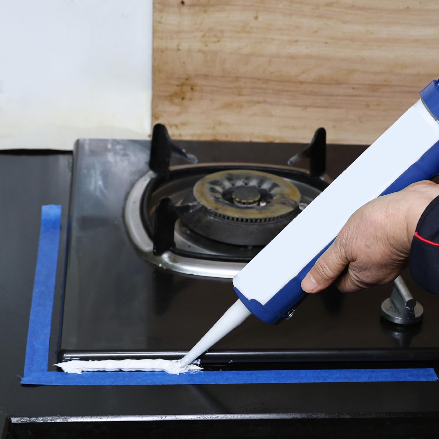 Bates- Caulking Silicone Gun, 10:1 Thrust Ratio, Hand Caulking Guns, No Drip