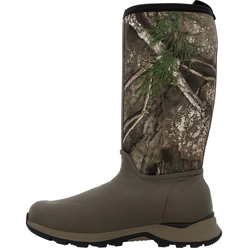 ROCKY Trophy Series 1000G Insulated Pull-On Boot, Realtree Apx, Size 13(M)