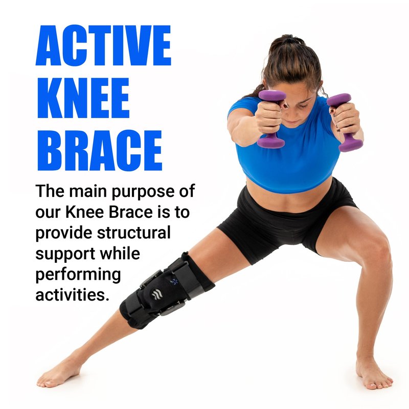 Physiohab BioBrace™ Hinged Knee Brace with Far Infrared Bio-Ceramic Material – Stabilizing Knee Support with Swappable Hinges & Hot/Cold Gel Pack – Knee Brace for ACL, MCL, Meniscus Support & Recovery (Large)