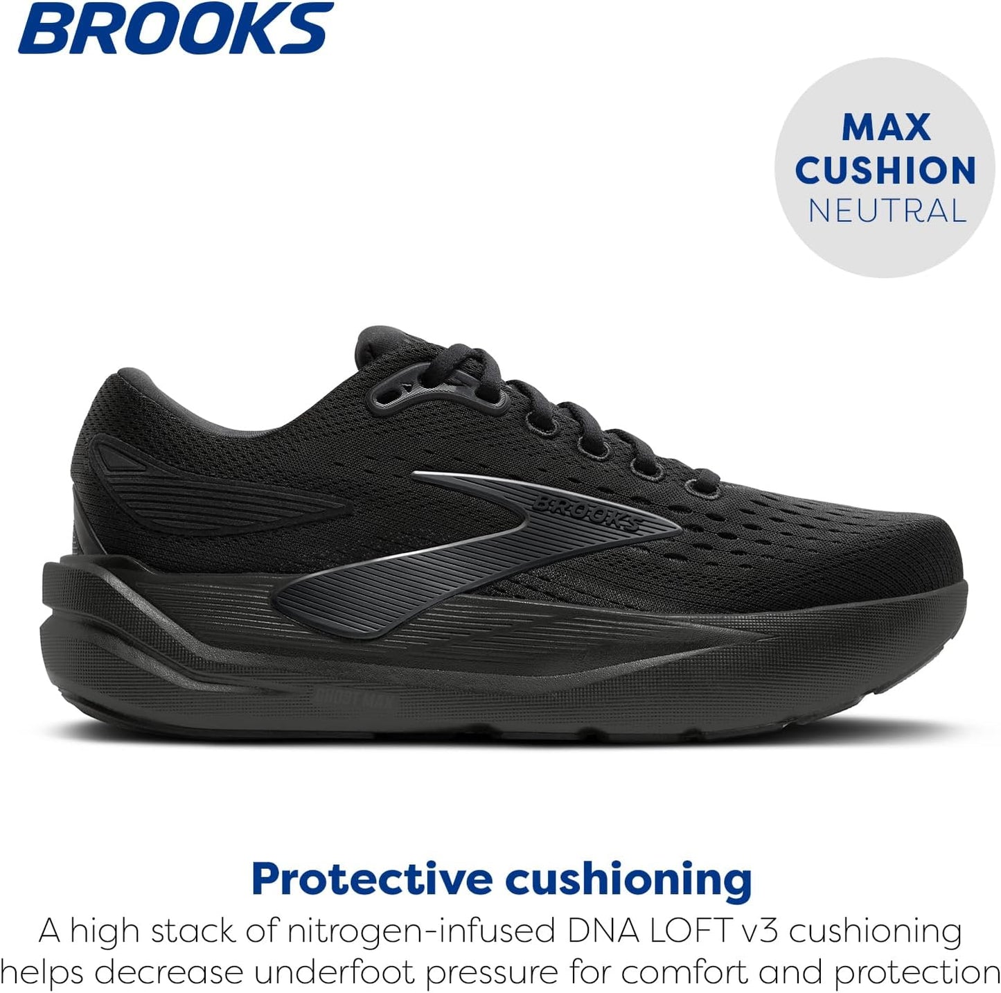 Brooks Women's Ghost Max 3 Running & Walking Shoes - Comfortable, Lightweight Design | Size Options Available