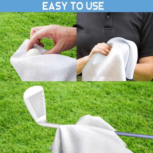 GEYGIE Not All Who Wander are Lost Printed Microfiber Golf Towel, Funny Golf Towel Gifts and Golf Accessories for Men Women Dad Mom Grandpa, Fathers Day Birthday Gift for Golf Lover