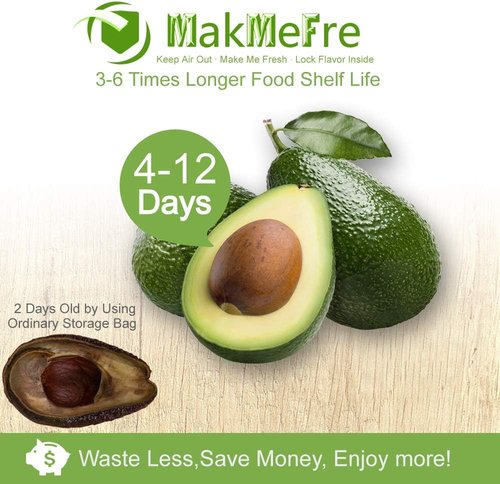 MakMeFre Vacuum Sealer Bags - 8 Pack (4 Rolls of 8"x20' & 4 Rolls of 11"x20') | BPA Free, Puncture Resistant, Ideal for Sous Vide Cooking