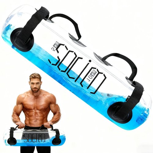 JIRTEMOT Water Weights Aqua Bag, 33 LBS Adjustable Sandbag for Strength Training & Fitness, with Foot Pump for Home Gym, Boxing, Core and Balance Workout Equipment