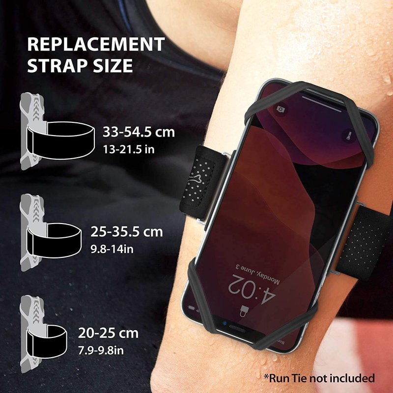 BONE Arm Straps (2 Packs) for Run Tie Series (Size XL/Arm Size 15.7-21.4")
