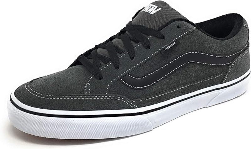 Vans Men's Bearcat Sneaker, Charcoal/White/Black, 7 M US