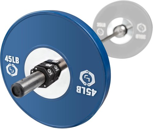 Lock-Jaw Sport Barbell Collars - Heavy Duty Olympic Barbell Clamps for 2” Bars | Secure & Durable, Black (2 Pcs)