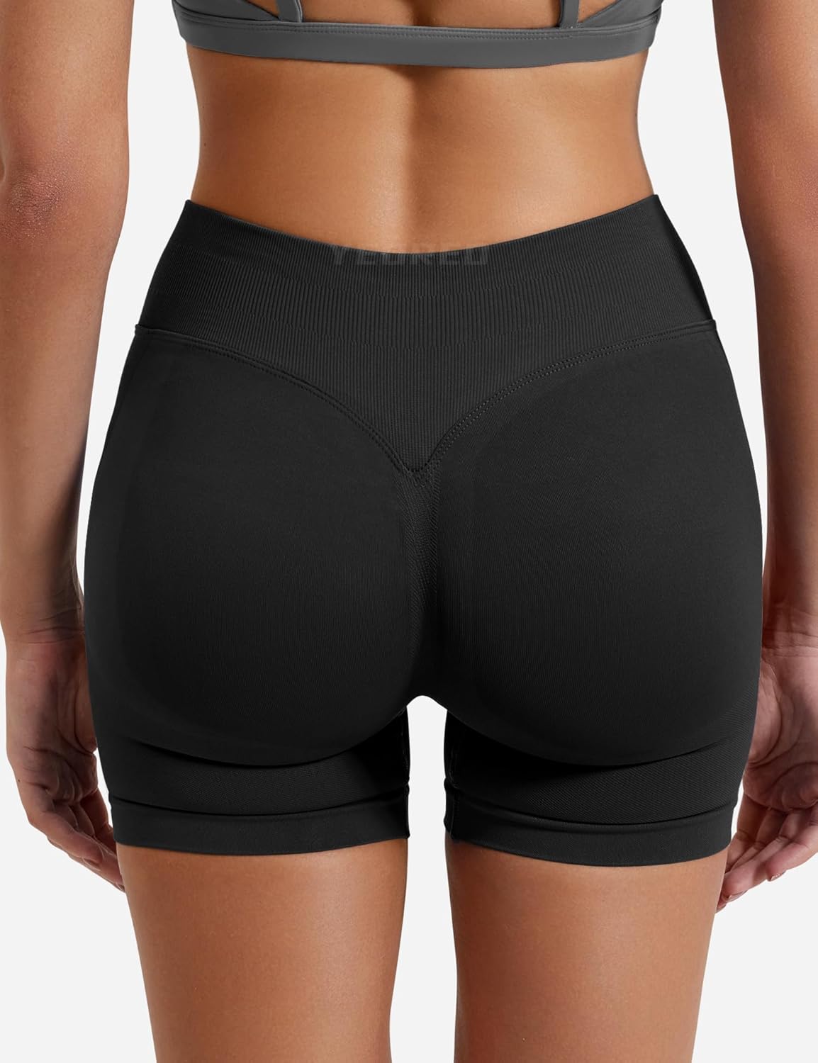 YEOREO SoftHue Women's Workout Gym Shorts - Hidden Scrunch Butt Lifting | Seamless Design in Multiple Lengths