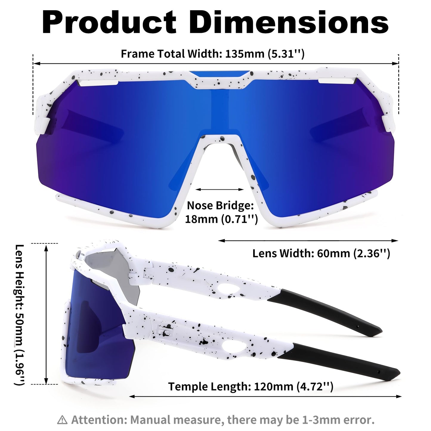 FEISEDY Polarized Kids Sunglasses Youth Sports Cycling Shades,UV400 Protection For Teens Baseball Tennis Sunglasses B0092