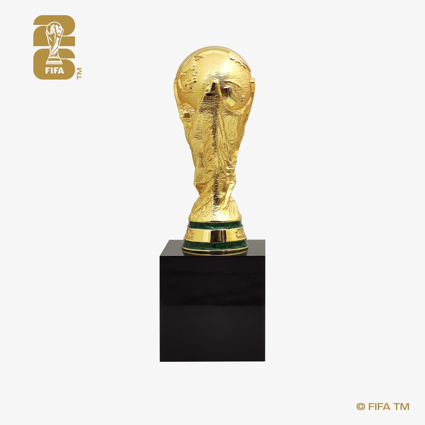 Official FIFA World Cup 2026 Edition - 5.9 Inch 3D Trophy w Acrylic Base -Timeless Collector’s Item Heavy Premium Zinc Alloy - FIFA World Cup Trophy Replica Perfect for Man Cave or Fútbol Memorabilia
