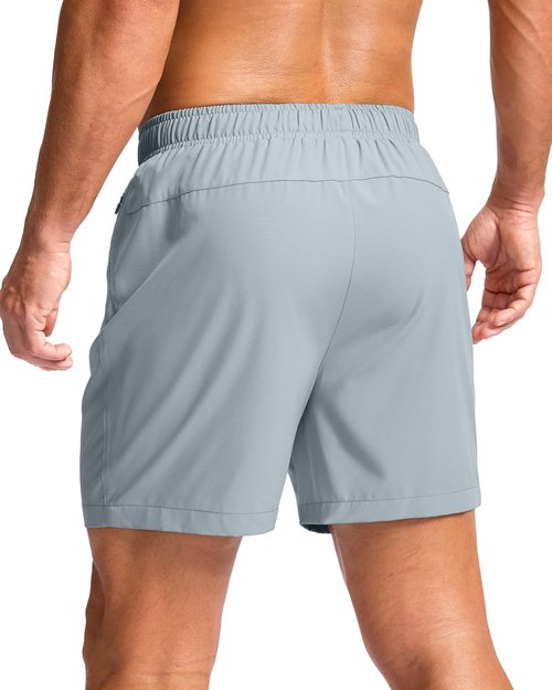 G Gradual Men's Athletic Running Shorts - Quick Dry Workout Gym Shorts with Zipper Pockets | 7"/5"/9" Sizes for Basketball & Hiking