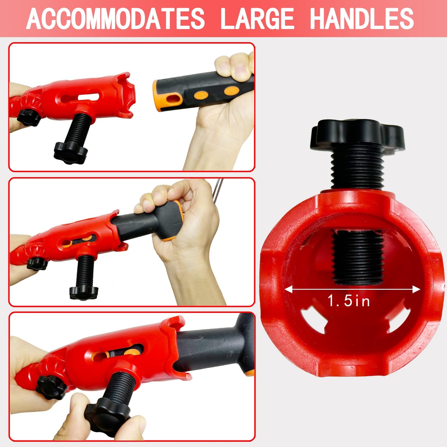 Multi-Angle Paint Brush Extender for High Ceiling,Extension Pole Attachment Holder for Paint Brush,Roller, Scraper, Secure Handle Grip,Great for Walls, Corners, Edges,Corner Painting Tool