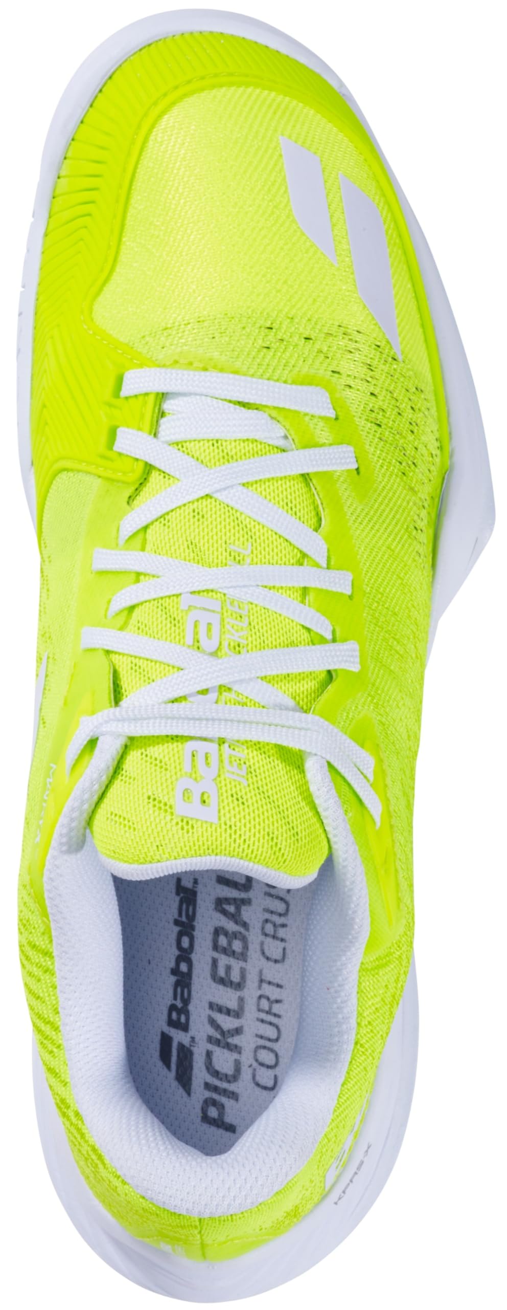 Babolat Women’s Jet Mach Pickleball Shoes, Fluo Yellow/White (US Women's Size 9)