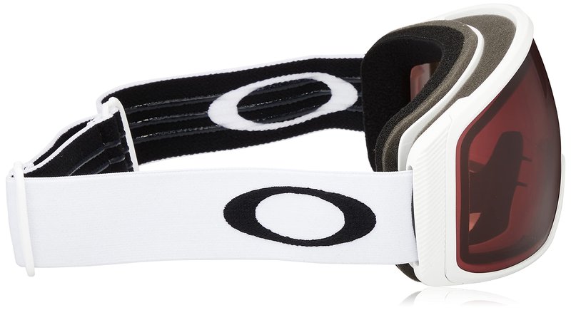 Oakley Flight Tracker Medium Matte White w Prizm Garnet Snow Goggle