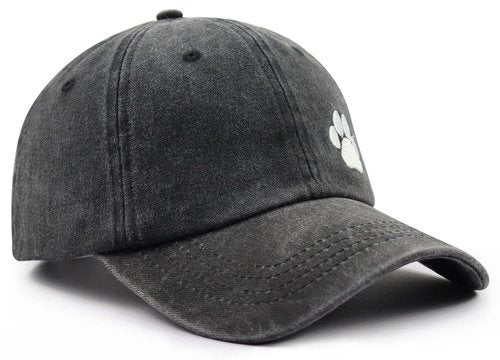 Gifts for Dog Lovers, Funny Dog Mom and Dad Hats, Dogs Accessories Baseball Cap, Fathers Mothers Day Birthday Gifts for Papa Mama Women Men Friend Black