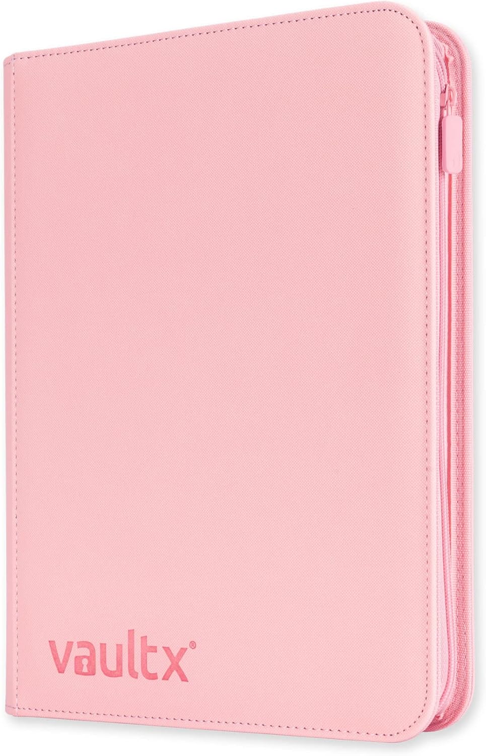 Vault X 9 Pocket Trading Card Binder - Premium Exo-Tec Material, Holds 360 Cards, Pink Color